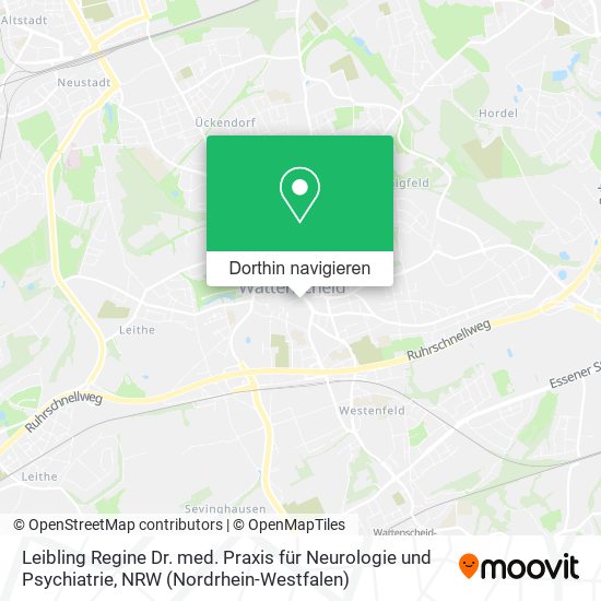Leibling Regine Dr. med. Praxis für Neurologie und Psychiatrie Karte