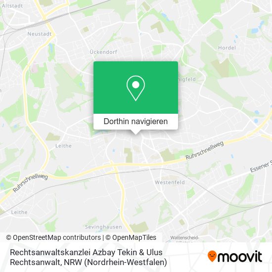 Rechtsanwaltskanzlei Azbay Tekin & Ulus Rechtsanwalt Karte