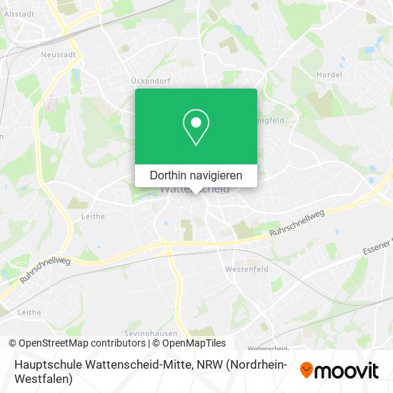 Hauptschule Wattenscheid-Mitte Karte