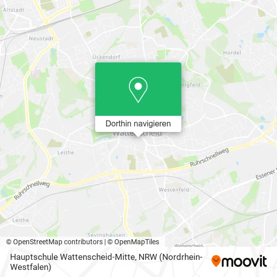 Hauptschule Wattenscheid-Mitte Karte
