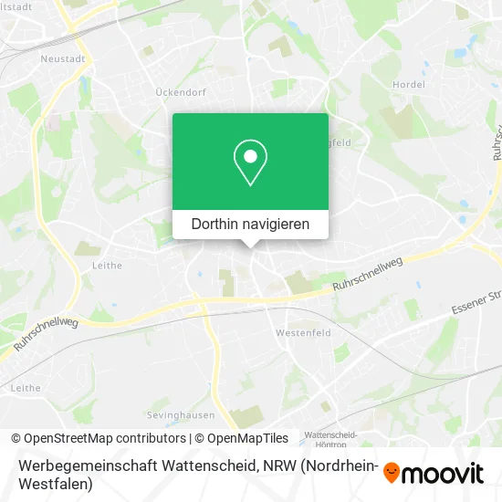 Werbegemeinschaft Wattenscheid Karte