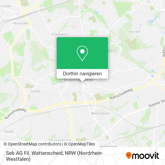 Seb AG Fil. Wattenscheid Karte