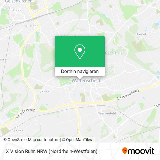 X Vision Ruhr Karte