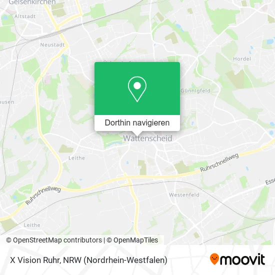 X Vision Ruhr Karte