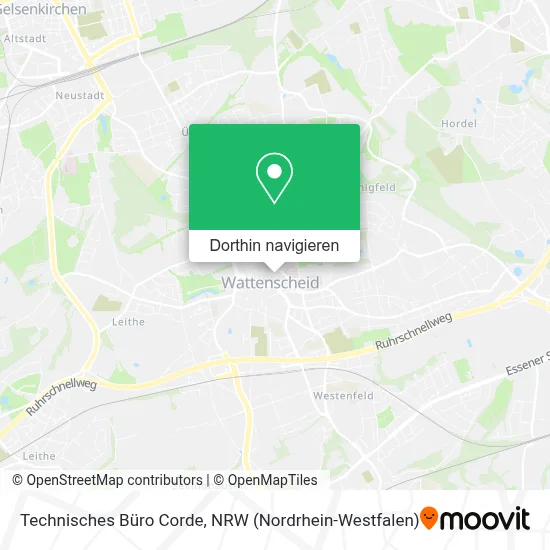 Technisches Büro Corde Karte