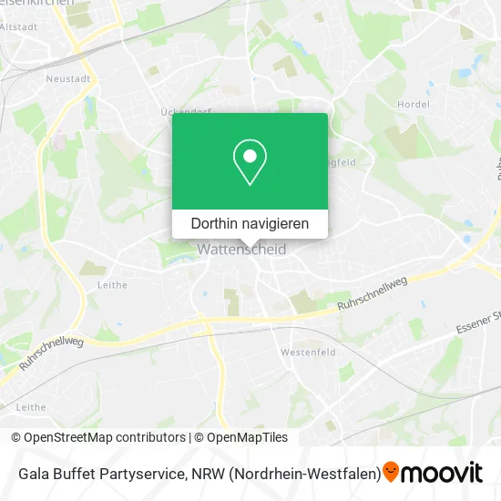 Gala Buffet Partyservice Karte