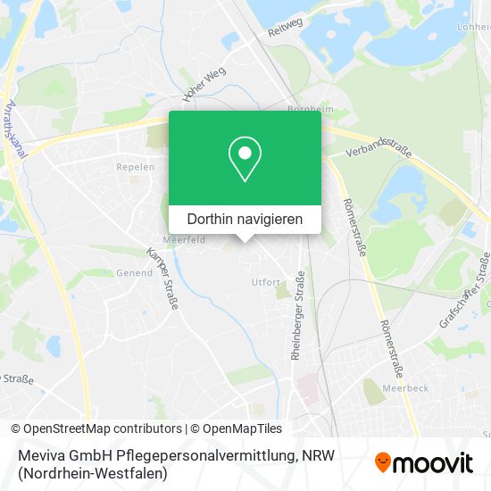 Meviva GmbH Pflegepersonalvermittlung Karte