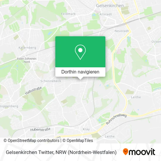 Gelsenkirchen Twitter Karte