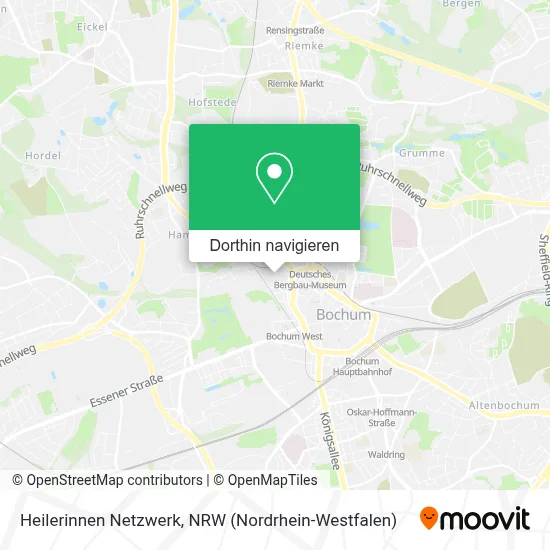 Heilerinnen Netzwerk Karte