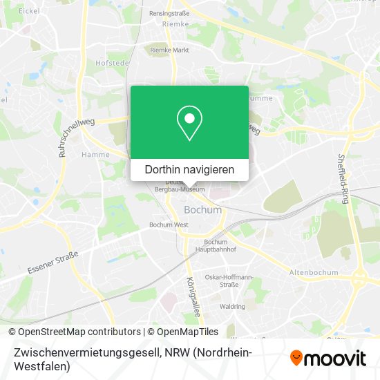 Zwischenvermietungsgesell Karte