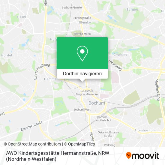 AWO Kindertagesstätte Hermannstraße Karte