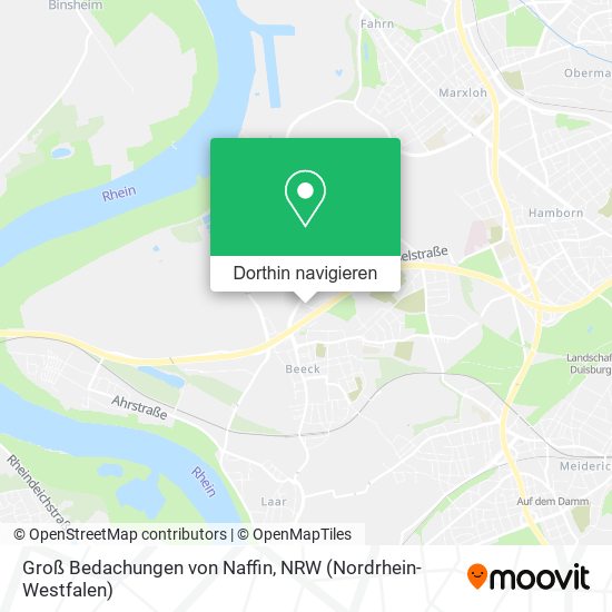 Groß Bedachungen von Naffin Karte