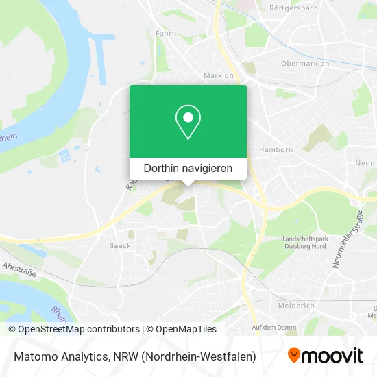 Matomo Analytics Karte