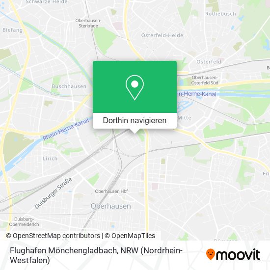 Flughafen Mönchengladbach Karte