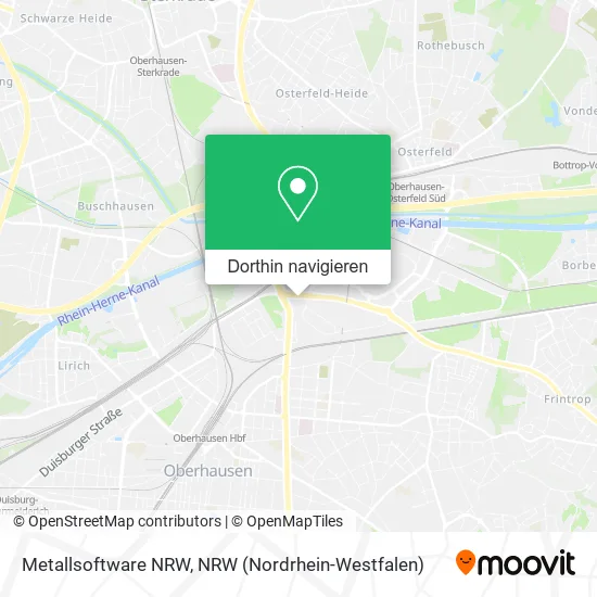 Metallsoftware NRW Karte