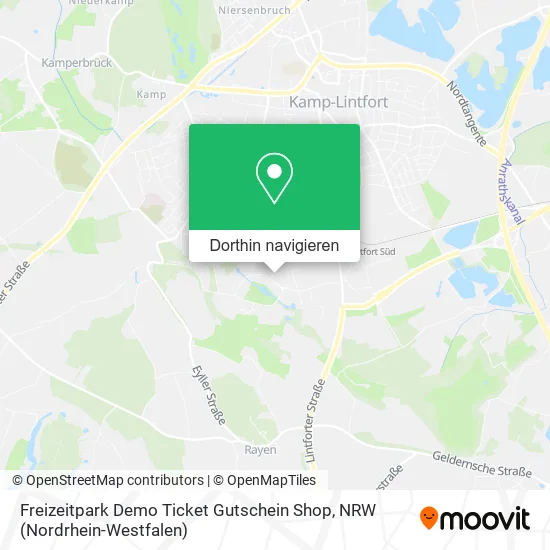 Freizeitpark Demo Ticket Gutschein Shop Karte