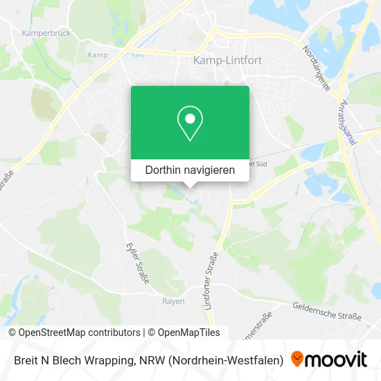 Breit N Blech Wrapping Karte