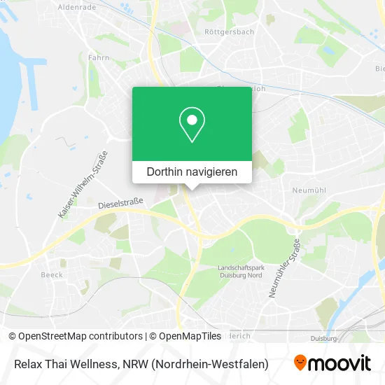 Relax Thai Wellness Karte