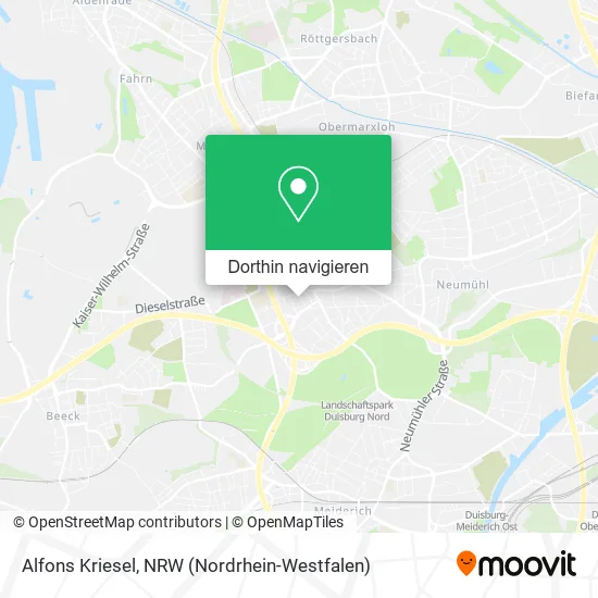 Alfons Kriesel Karte