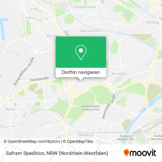 Safram Spedition Karte