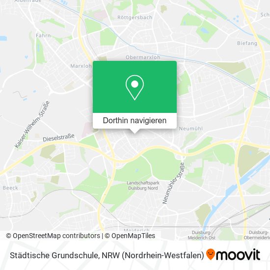 Städtische Grundschule Karte
