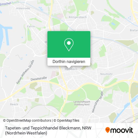 Tapeten- und Teppichhandel Bleckmann Karte