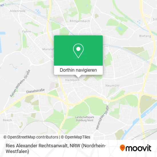 Ries Alexander Rechtsanwalt Karte