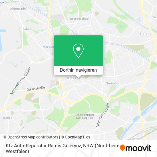 Kfz Auto-Reparatur Ramis Güleryüz Karte