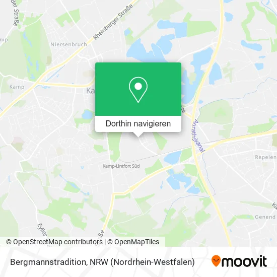 Bergmannstradition Karte