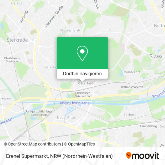 Erenel Supermarkt Karte