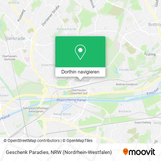 Geschenk Paradies Karte