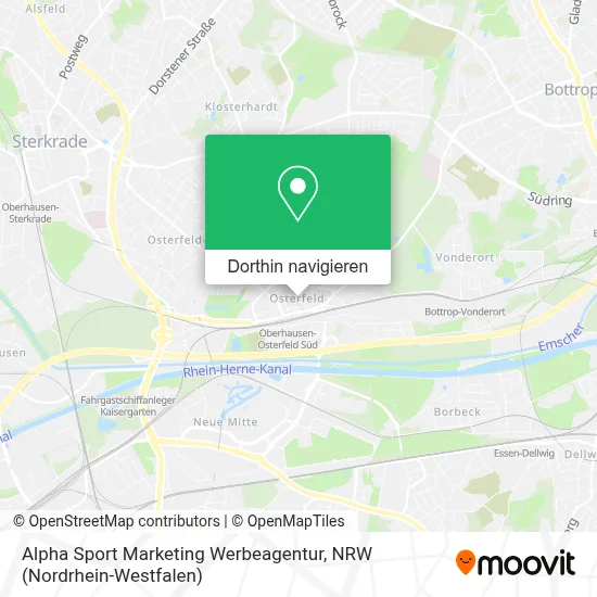 Alpha Sport Marketing Werbeagentur Karte