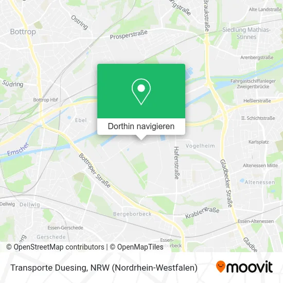 Transporte Duesing Karte