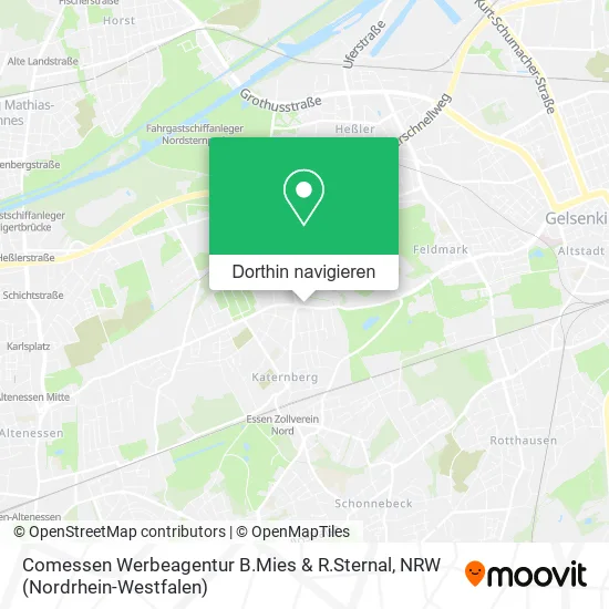 Comessen Werbeagentur B.Mies & R.Sternal Karte