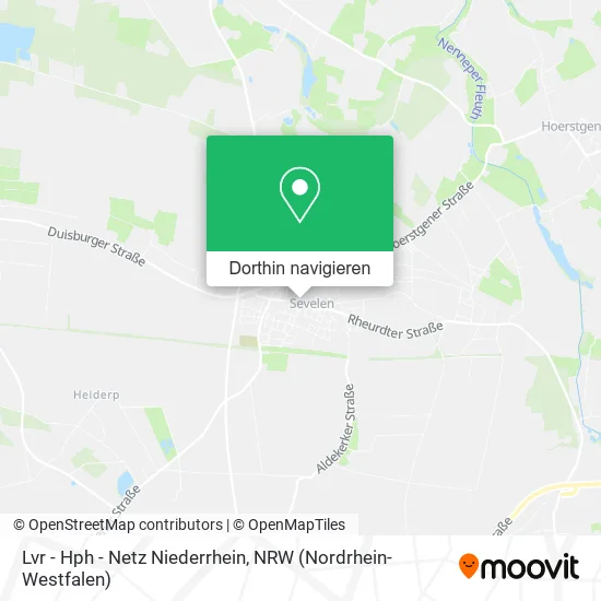 Lvr - Hph - Netz Niederrhein Karte