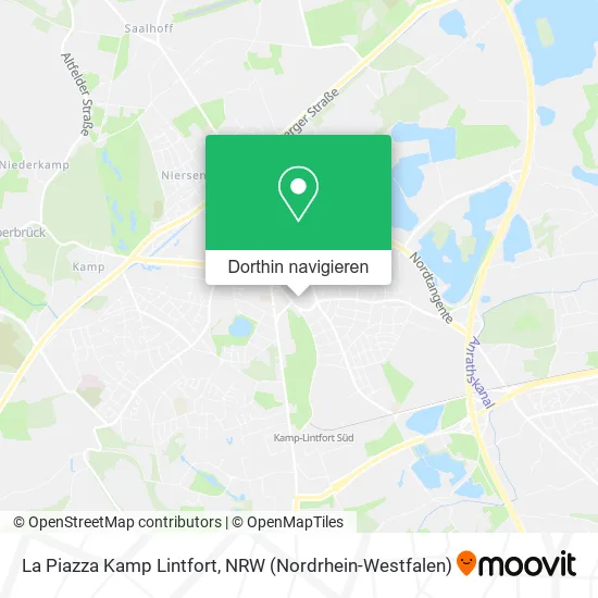 La Piazza Kamp Lintfort Karte