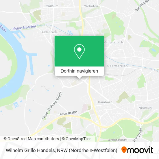 Wilhelm Grillo Handels Karte