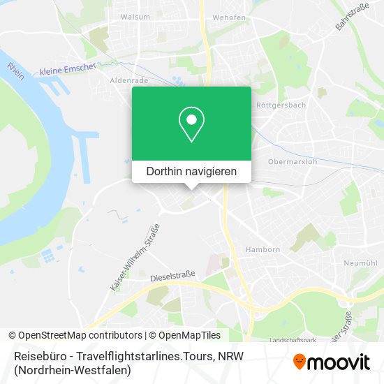 Reisebüro - Travelflightstarlines.Tours Karte