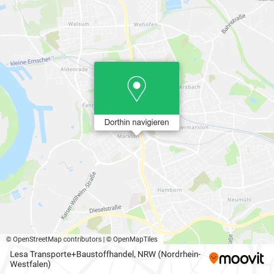 Lesa Transporte+Baustoffhandel Karte