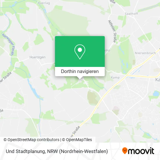 Und Stadtplanung Karte