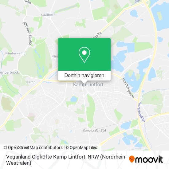 Veganland Cigköfte Kamp Lintfort Karte