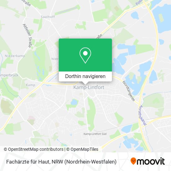 Fachärzte für Haut Karte