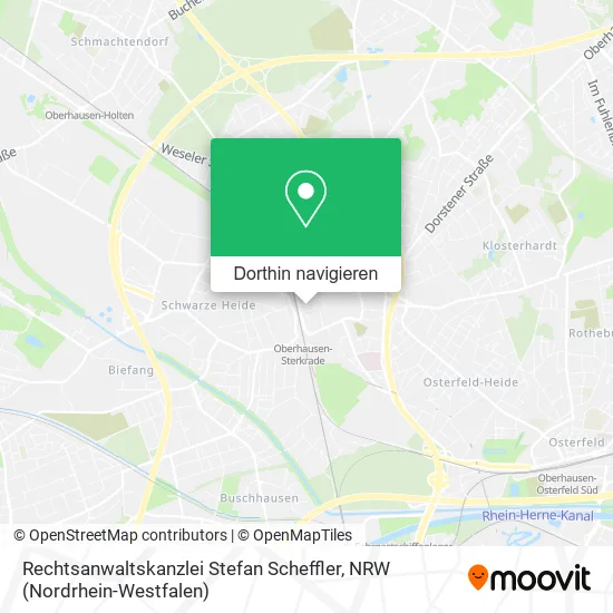 Rechtsanwaltskanzlei Stefan Scheffler Karte