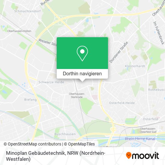 Minoplan Gebäudetechnik Karte