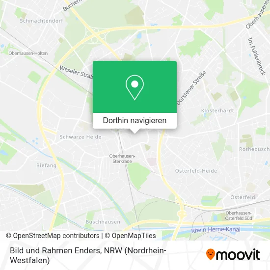 Bild und Rahmen Enders Karte