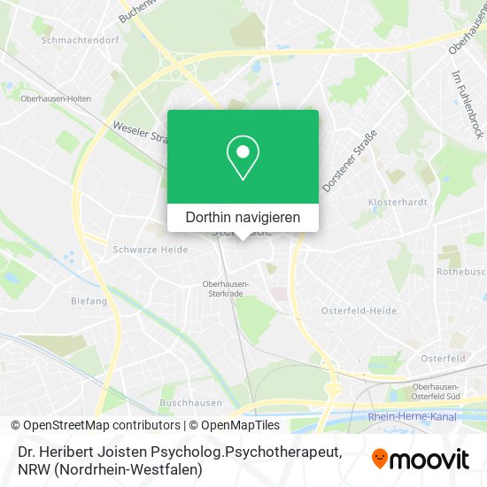 Dr. Heribert Joisten Psycholog.Psychotherapeut Karte