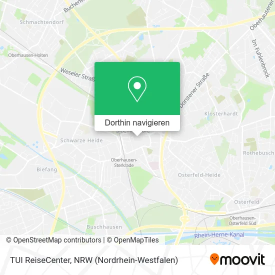 TUI ReiseCenter Karte