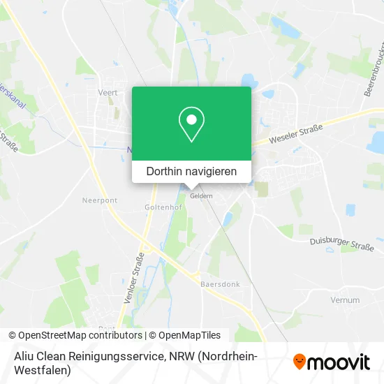 Aliu Clean Reinigungsservice Karte