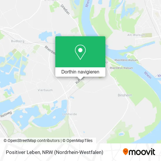 Positiver Leben Karte