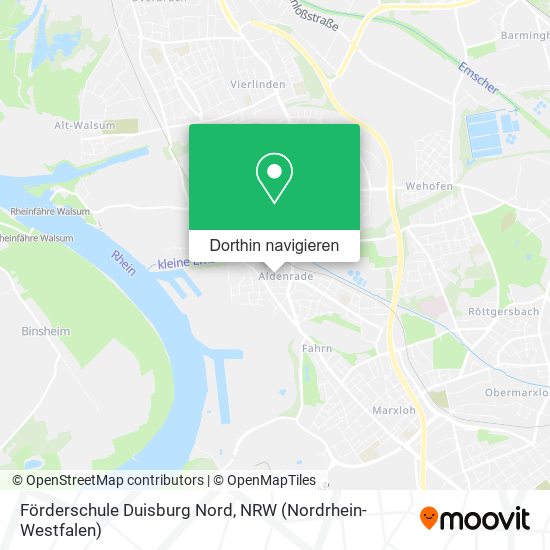 Förderschule Duisburg Nord Karte